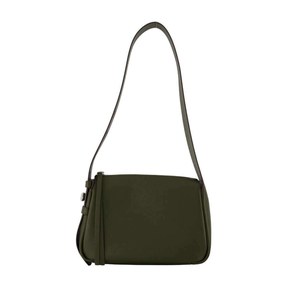 Tory Burch Romy Shoulder Bag — Khaki Calfskin