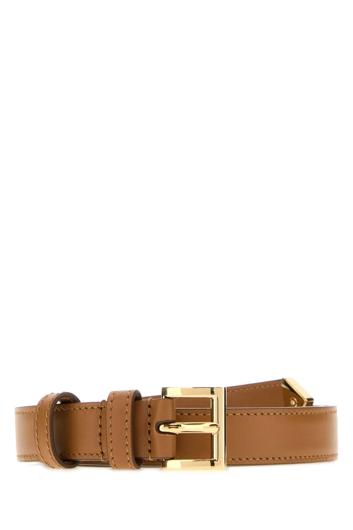 Prada Belt — Brown Calf Leather