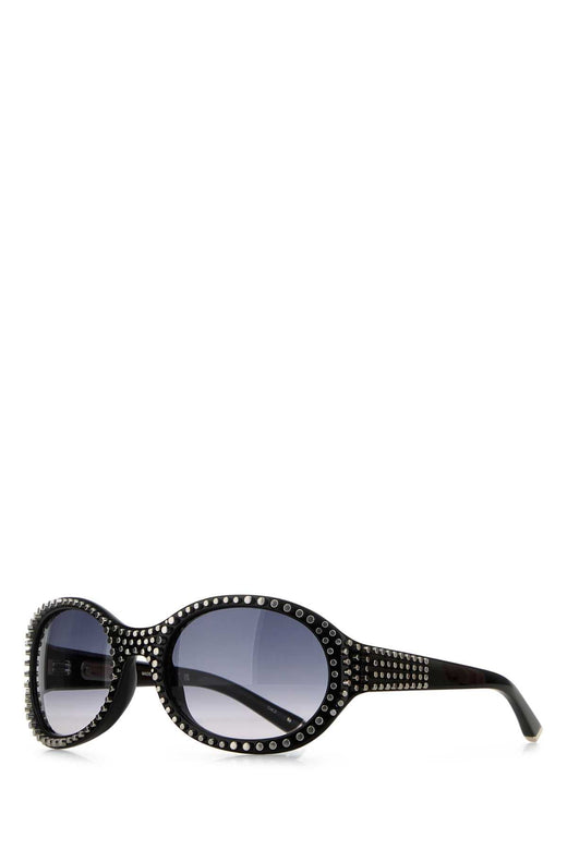 Gucci Studded Acetate Sunglasses — Black Exterior