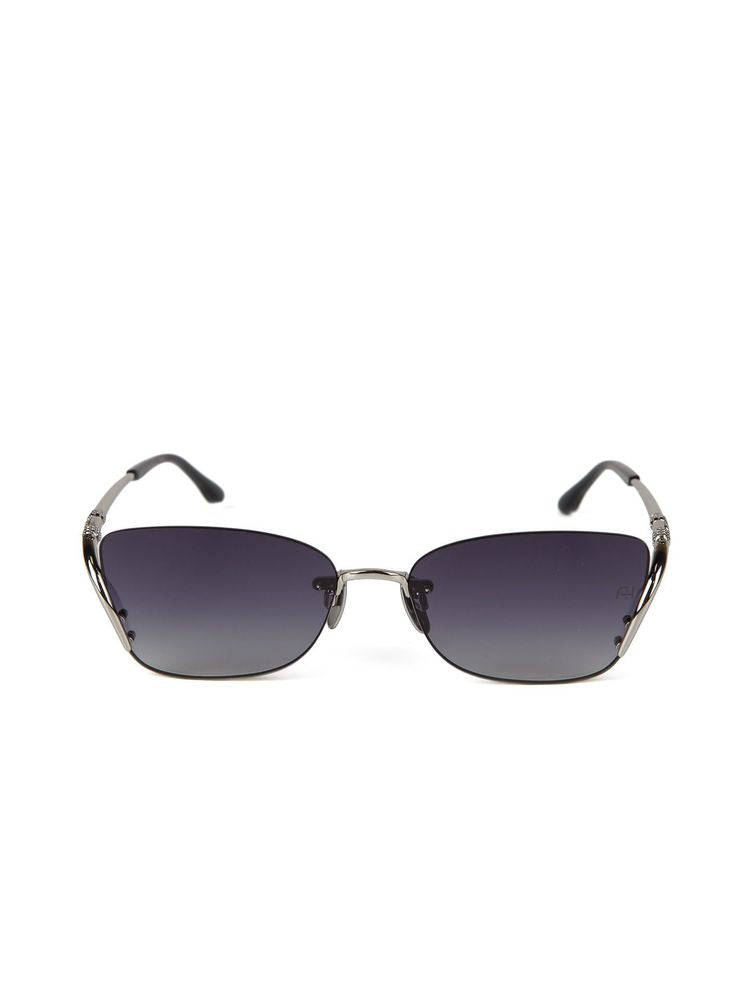 Ana Hickmann Ah3359 Metal Rectangle Sunglasses — Silver