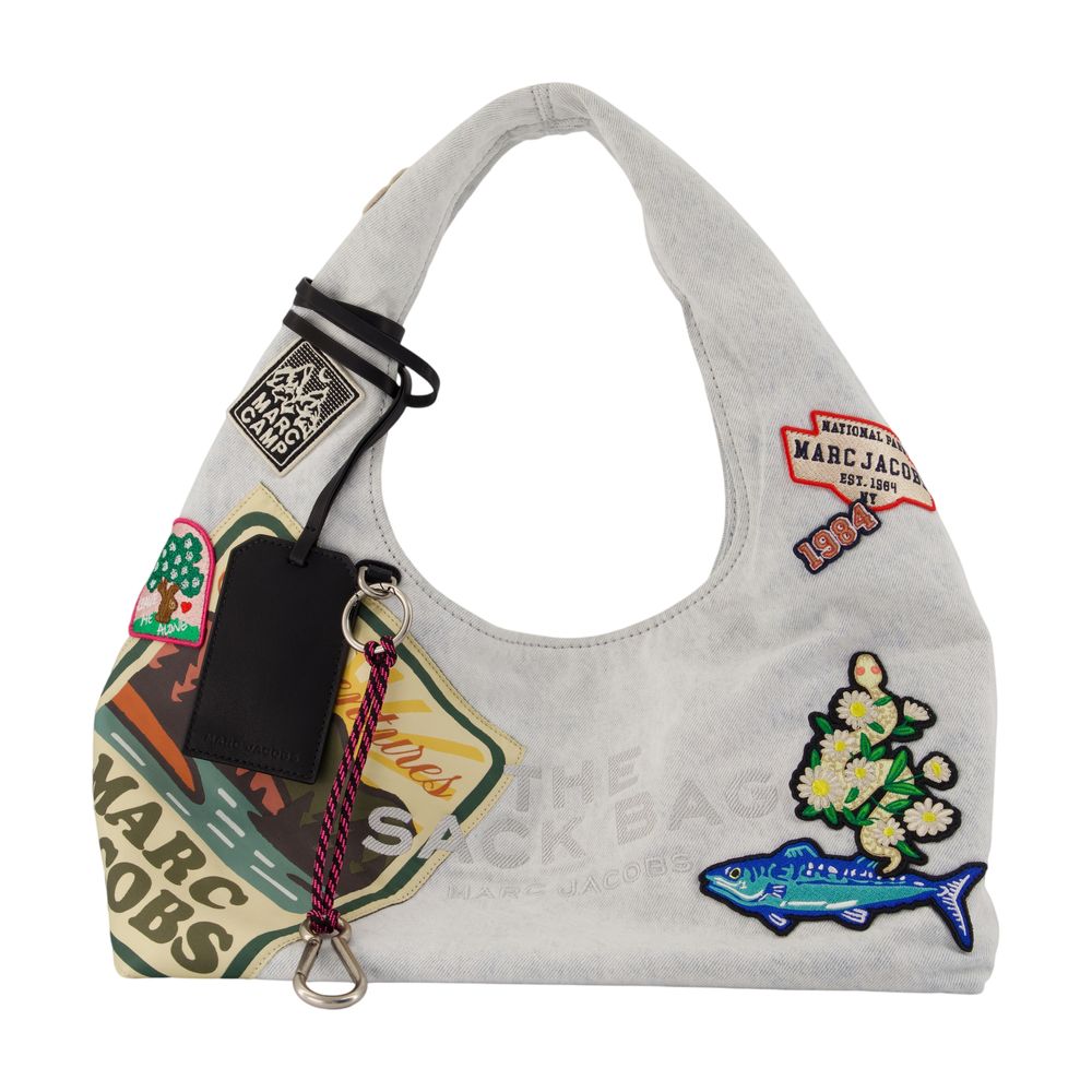 Marc Jacobs Shoulder Bag — Beige Cotton