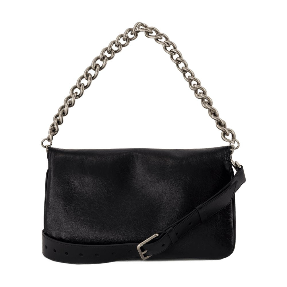 Balenciaga Shoulder Bag — Black Lambskin