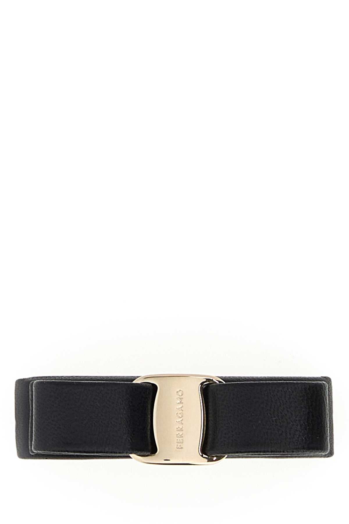 Ferragamo Fioc Hair Clip — Black Pins Claws & Clips