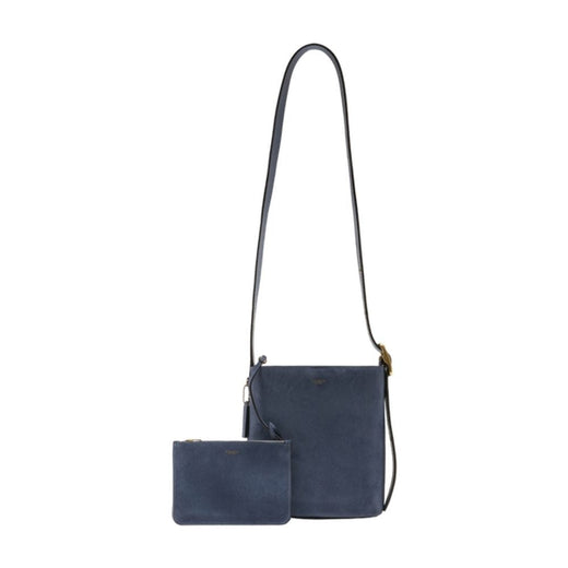 Coach Bleecker 21 Shoulder Bag — Blue Calfskin