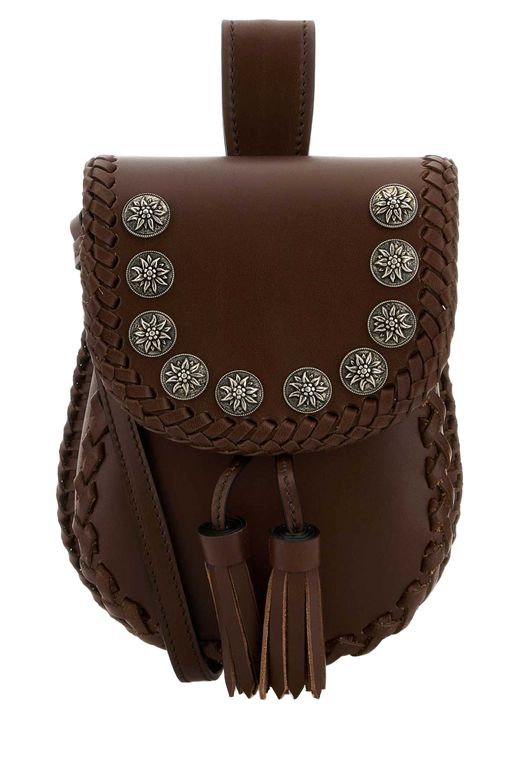 Prada Miniborse Crossbody Bag — Brown Vitello