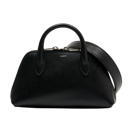 Coperni Calfskin Leather Top Handle Bag — Black