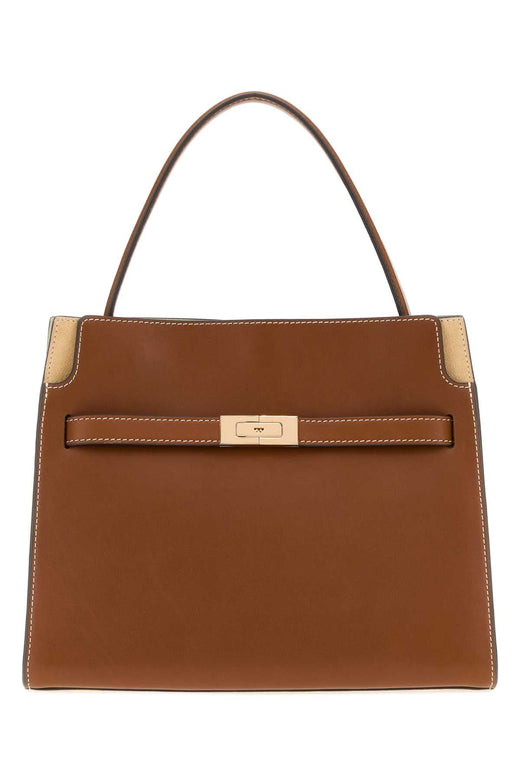 Tory Burch Piccola Top Handle Bag — Brown