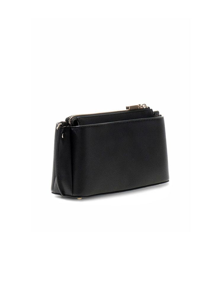 Guess Bianca Crossbody Bag — Black Polyurethane