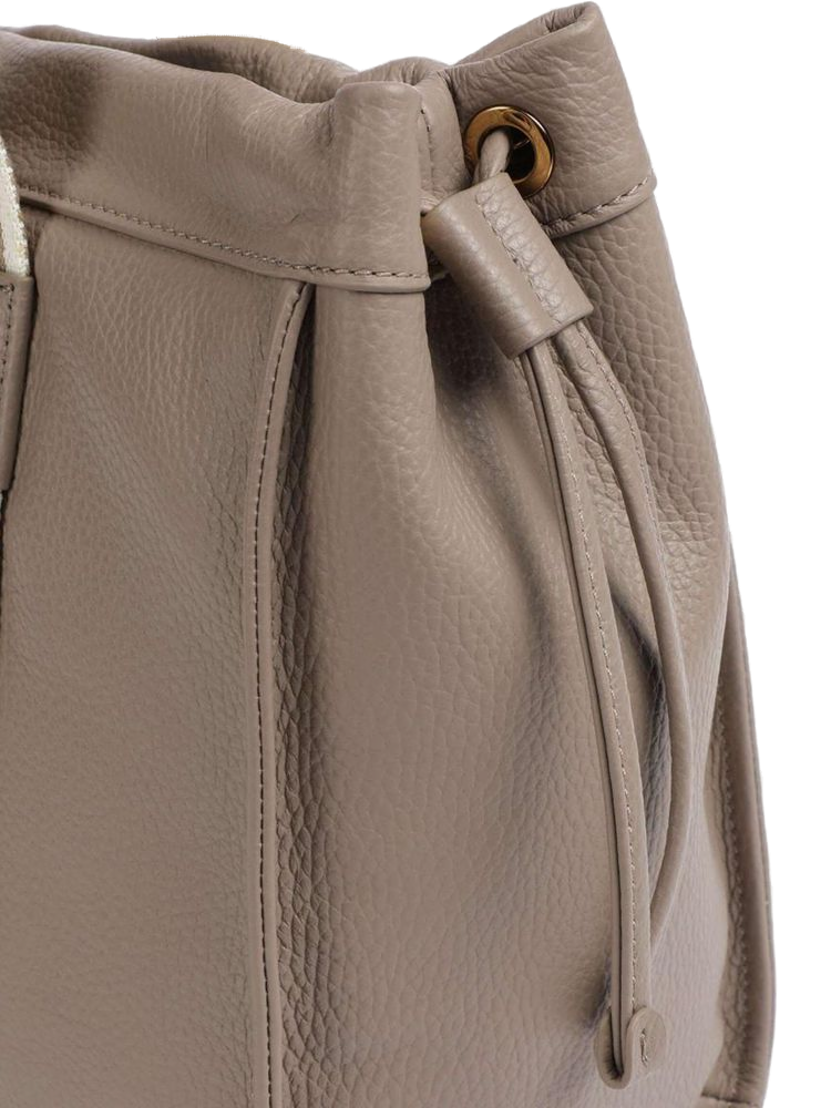 Coccinelle Tote Bag — Taupe Cow Leather