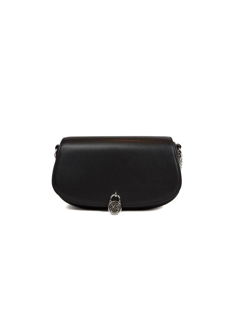 Michael Kors Crossbody Bag — Black Leather | Trim: Polyurethane