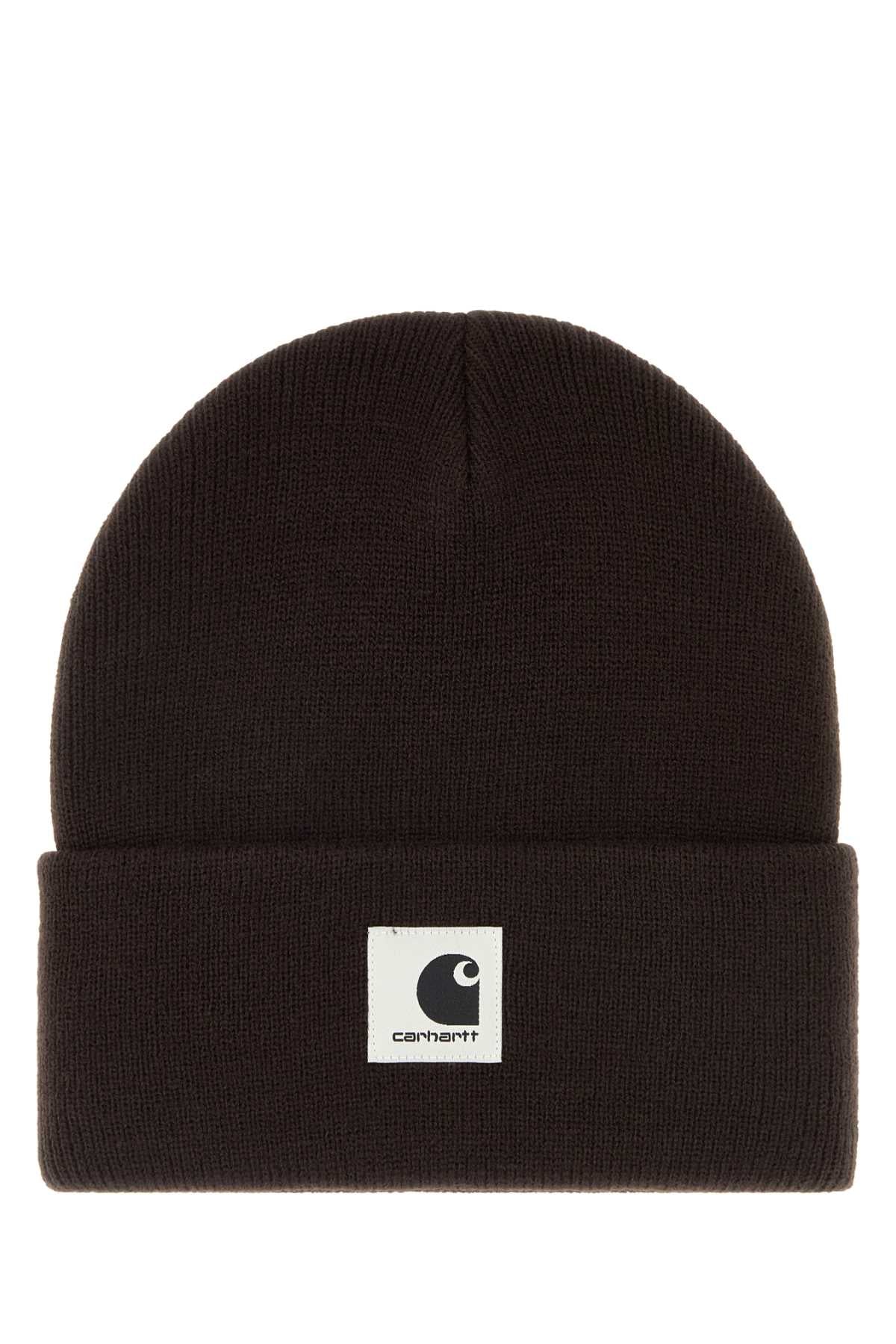 Carhartt Wip Washleybe Beanie — Brown Exterior: Acrylic Beanies