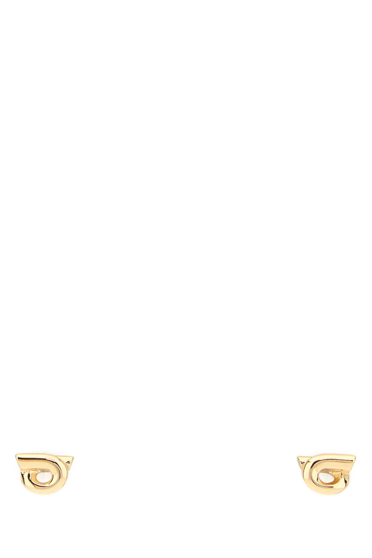 Ferragamo Earrings — Gold Brass