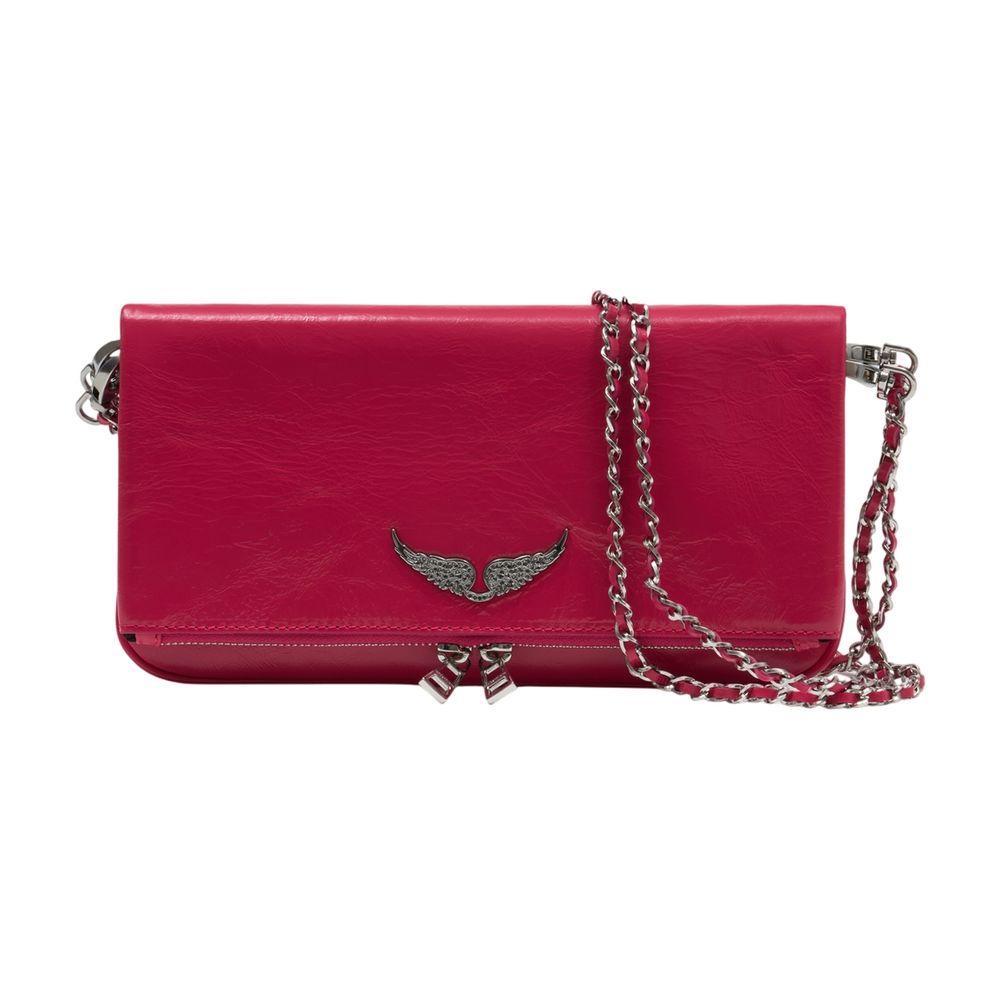 Zadig & Voltaire Crossbody Bag — Pink Calfskin