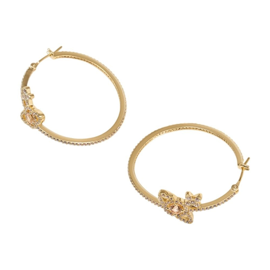 Vivienne Westwood Olympia Earrings — Gold Metal
