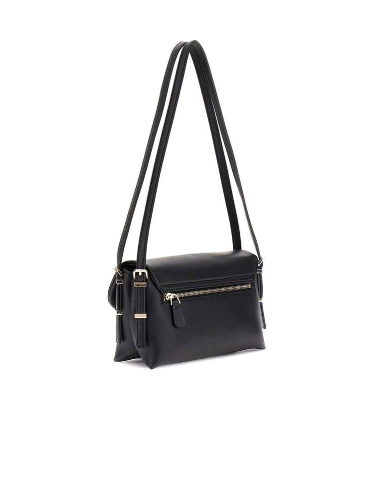 Guess Shoulder Bag — Black Polyurethane