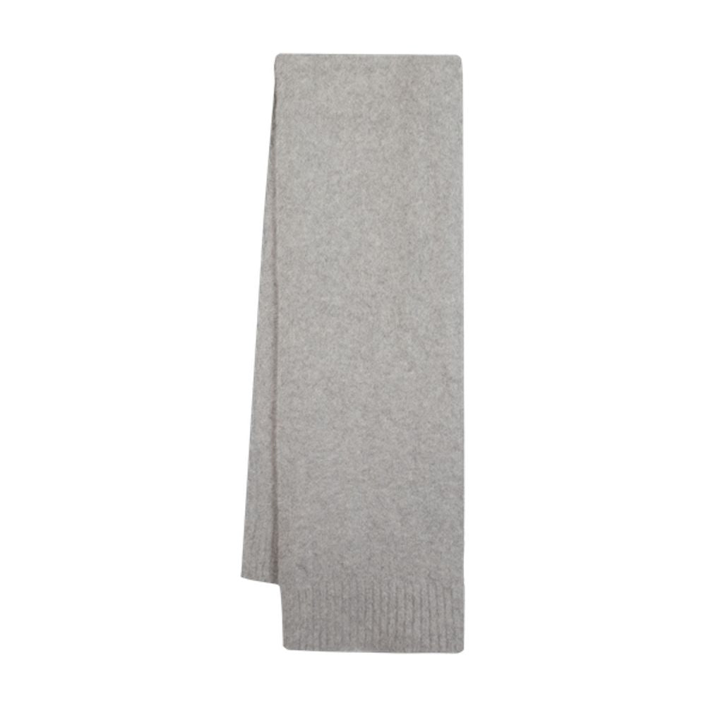 Samsøe Sajeanne Scarf — Gray Wool Scarfs