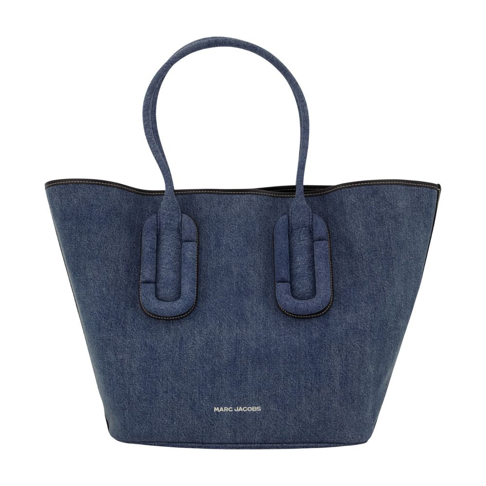 Marc Jacobs Cotton Canvas Tote Bag — Blue