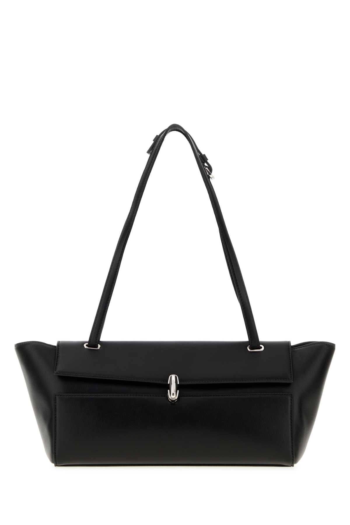 Savette Trapeze Shoulder Bag — Black