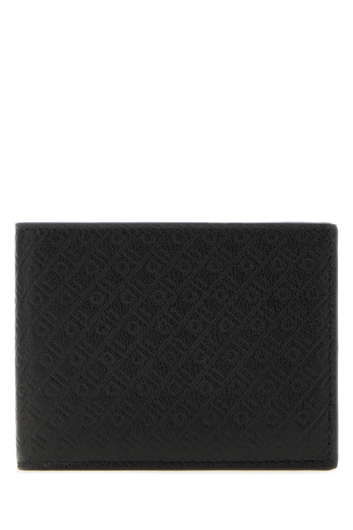 Ferragamo Embos Wallet — Black Exterior: Leather