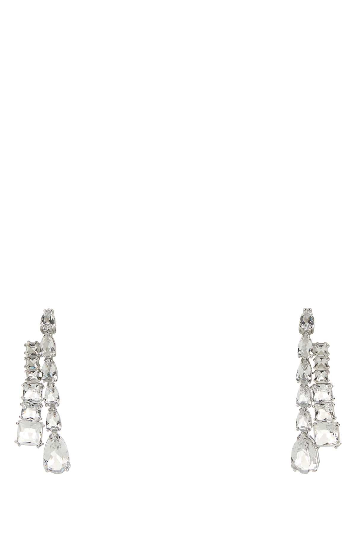 Swarovski Matrix Earrings — Silver
