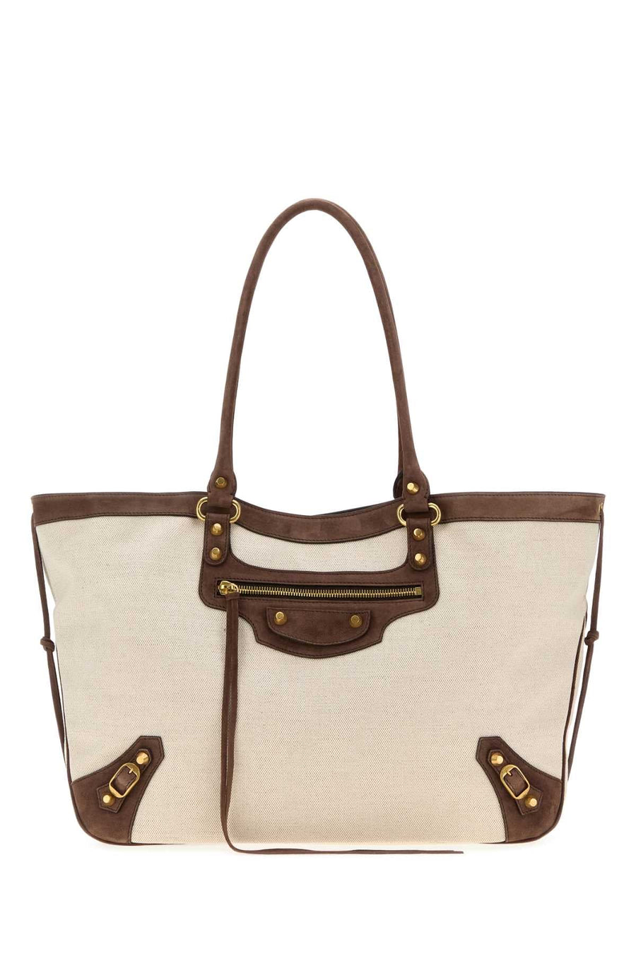 Balenciaga Le City Tote Bag — Beige