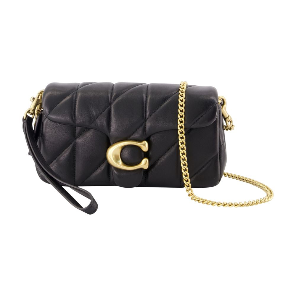 Coach Tabby Chain Crossbody Bag — Black Cowhide