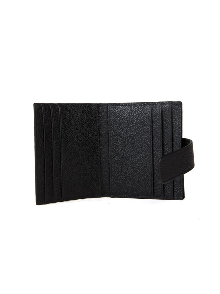 Prada Calfskin Leather Wallet — Black