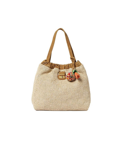 Marc Jacobs Woven Polyethylene Tote Bag — Beige