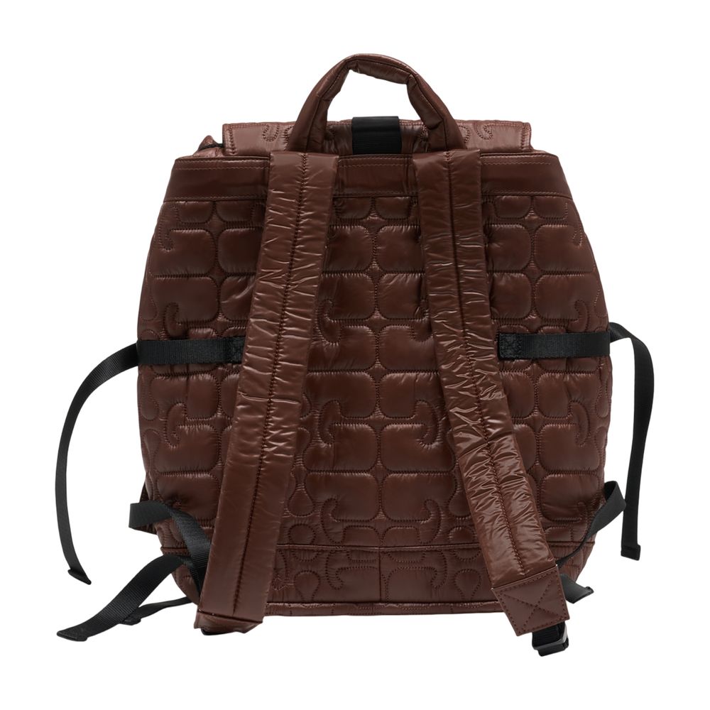 Ganni Backpack — Brown Synthetic