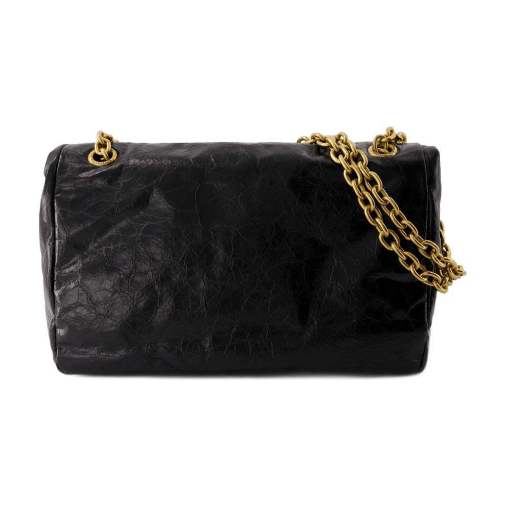 Balenciaga Shoulder Bag — Black Calfskin