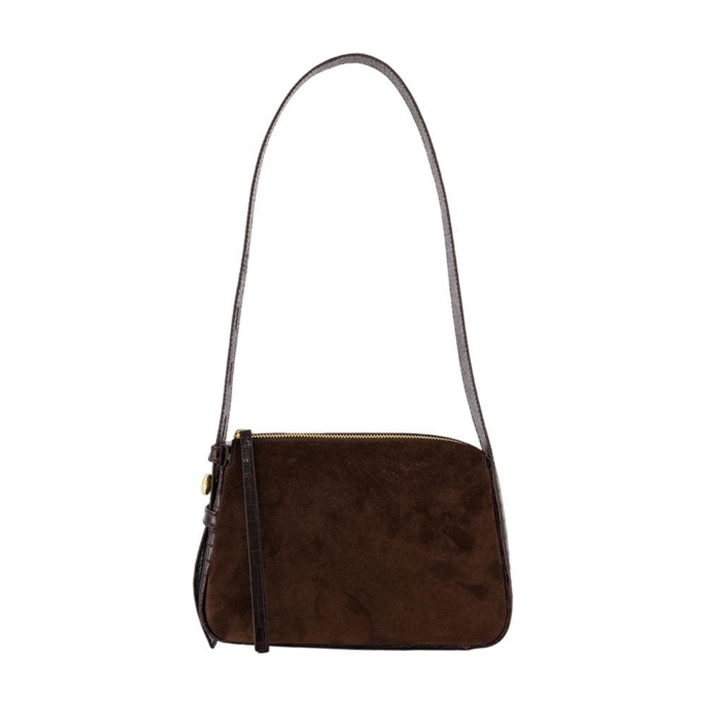 Tory Burch Romy Shoulder Bag — Brown Calfskin