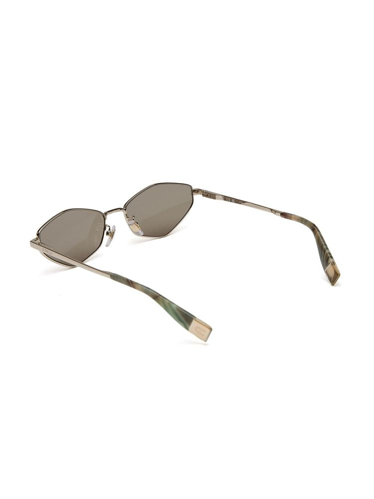 Furla Sfub17 Metal Aviator Sunglasses — Gold