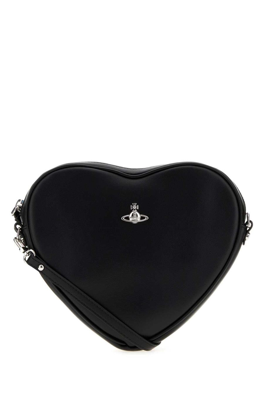 Vivienne Westwood Alexa Heart Crossbody Bag — Black