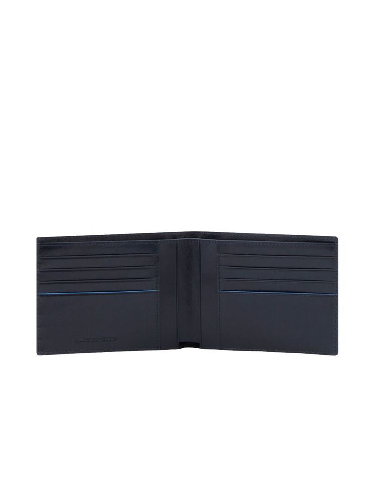 Piquadro B2 Revamp Wallet — Blue Leather