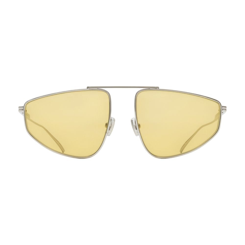 Bottega Veneta Bv1466s-003 Metal Frame Sunglasses — Silver