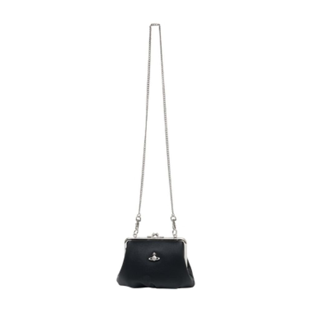 Vivienne Westwood Clutch — Black Calfskin