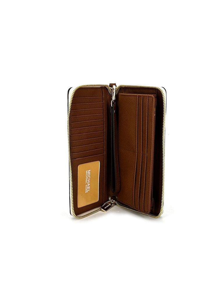 Michael Kors Coated Canvas Wallet — Beige 89.coated