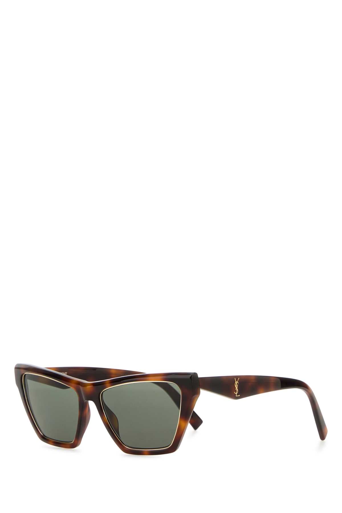 Saint Laurent Sl Sunglasses — Brown Exterior: Acetate