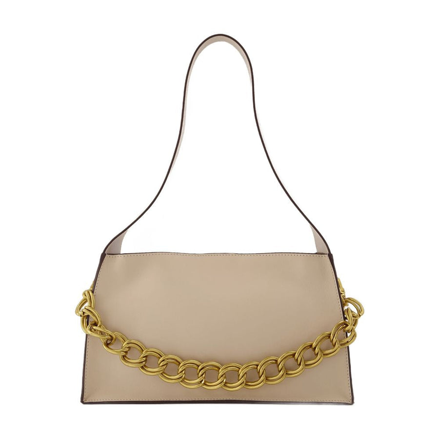Manu Atelier Kesme Shoulder Bag — Beige Leather