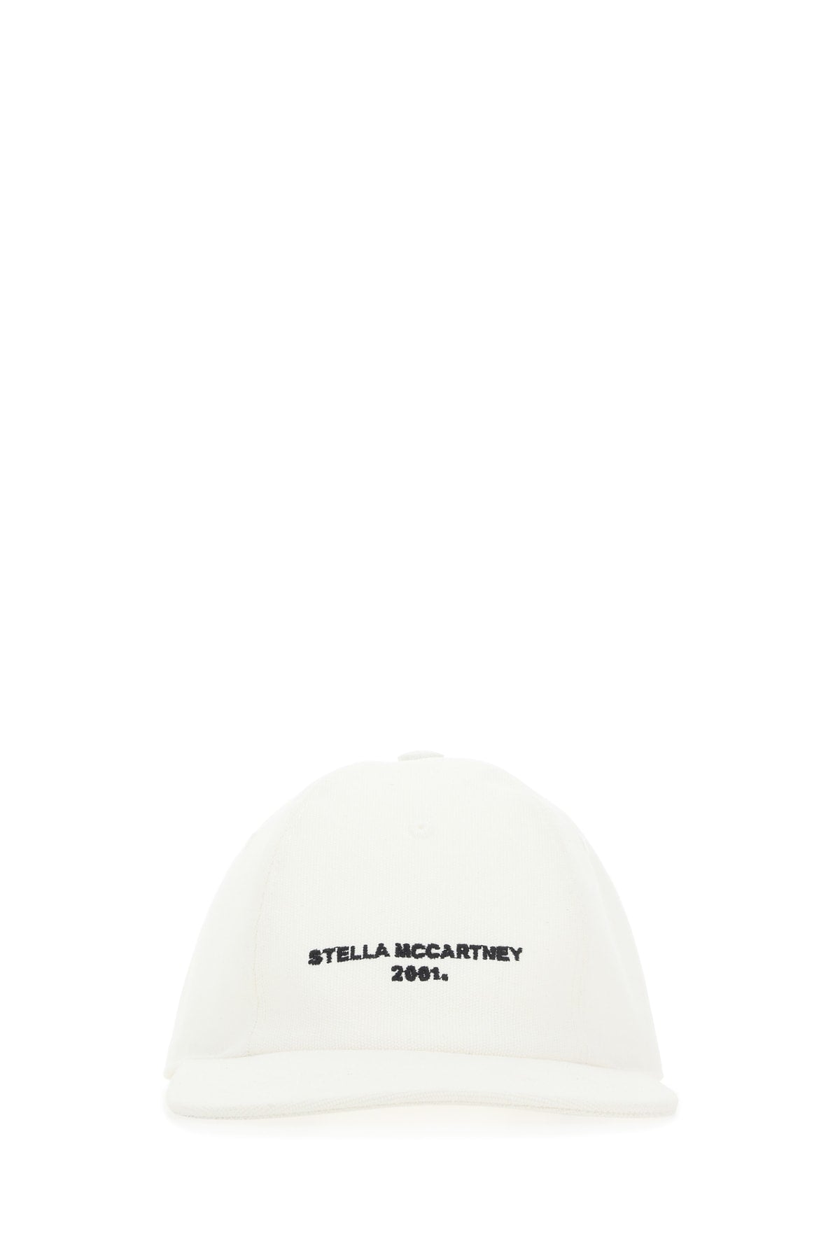 Stella Mccartney 570194wp0023 Logo-Embroidered Beanie — White Cotton Beanies