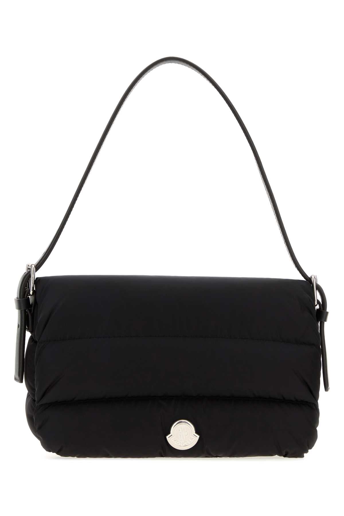 Moncler Baguette Shoulder Bag — Black