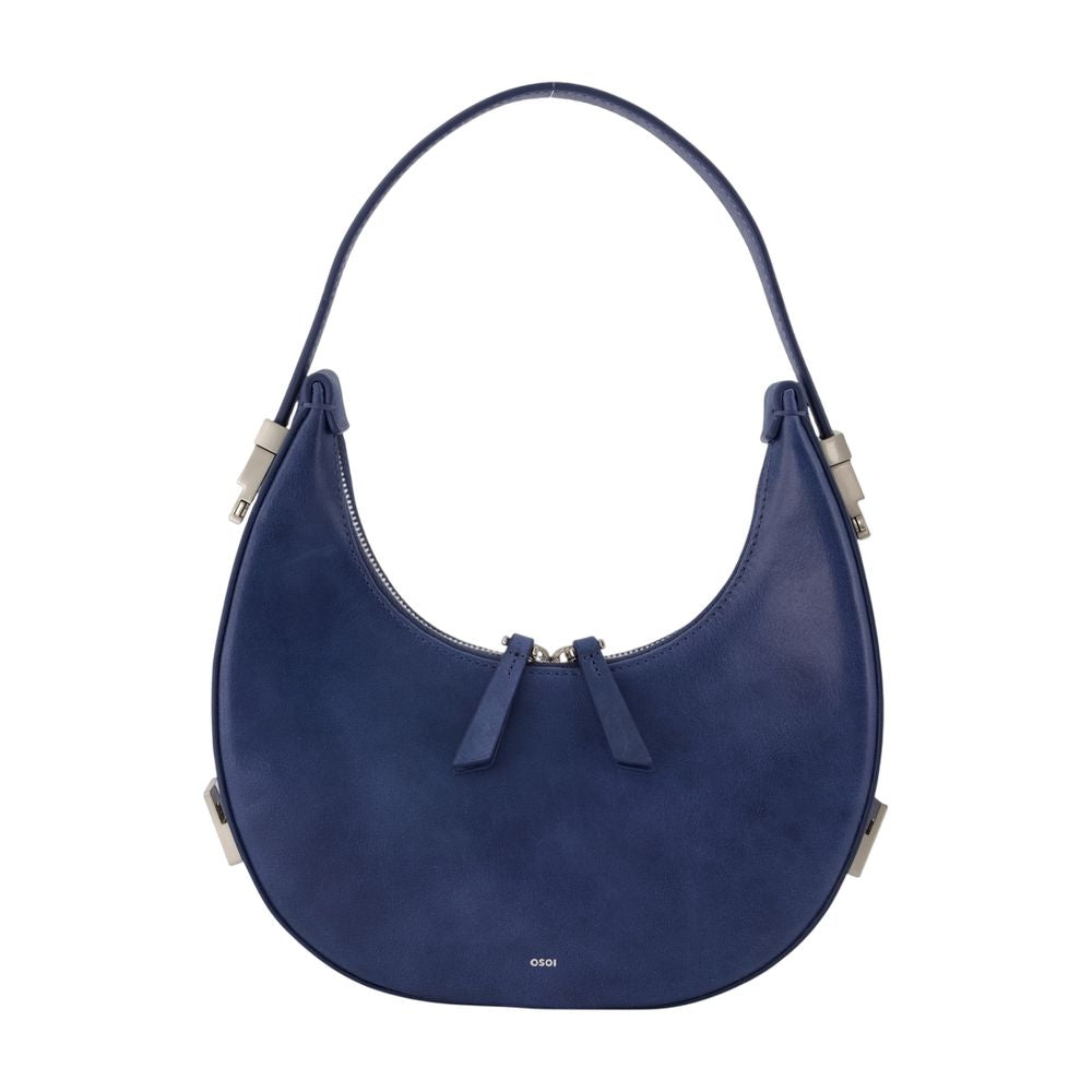 Osoi Toni Mini Shoulder Bag — Navy Cowhide