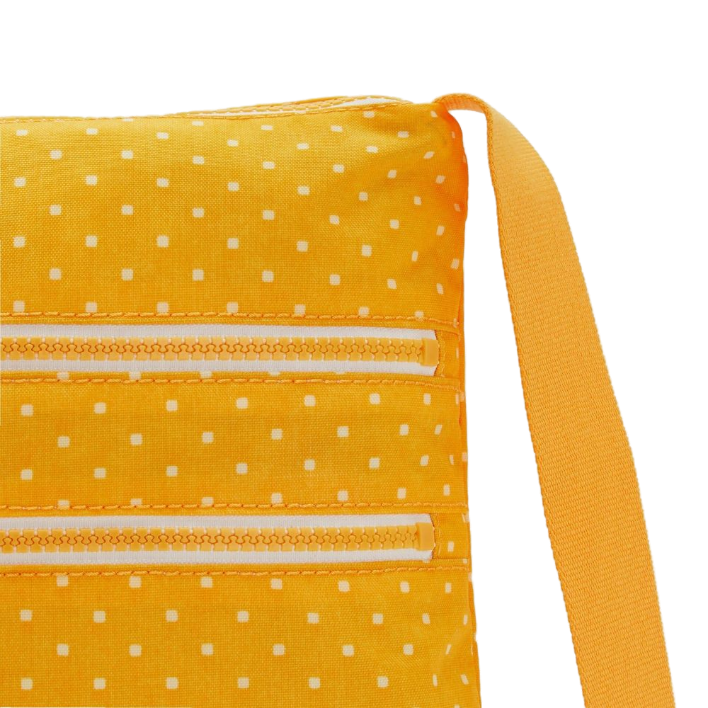 Kipling Alvar Crossbody Bag — Yellow Polyamide/nylon