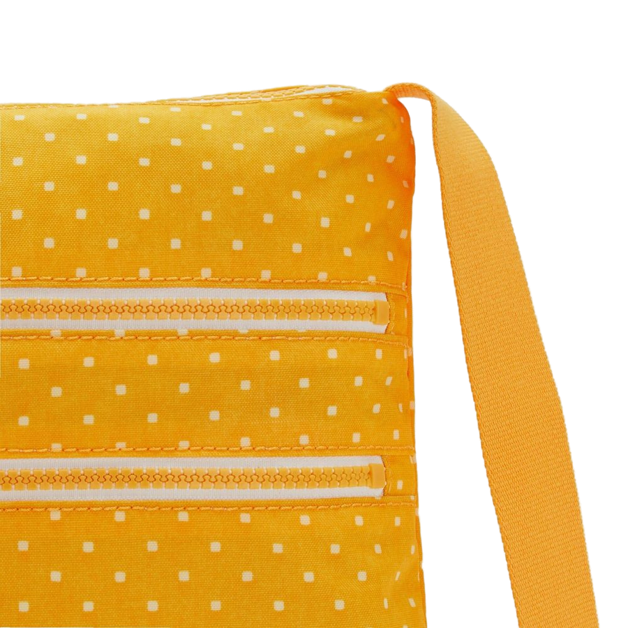 Kipling Alvar Crossbody Bag — Yellow Polyamide/nylon
