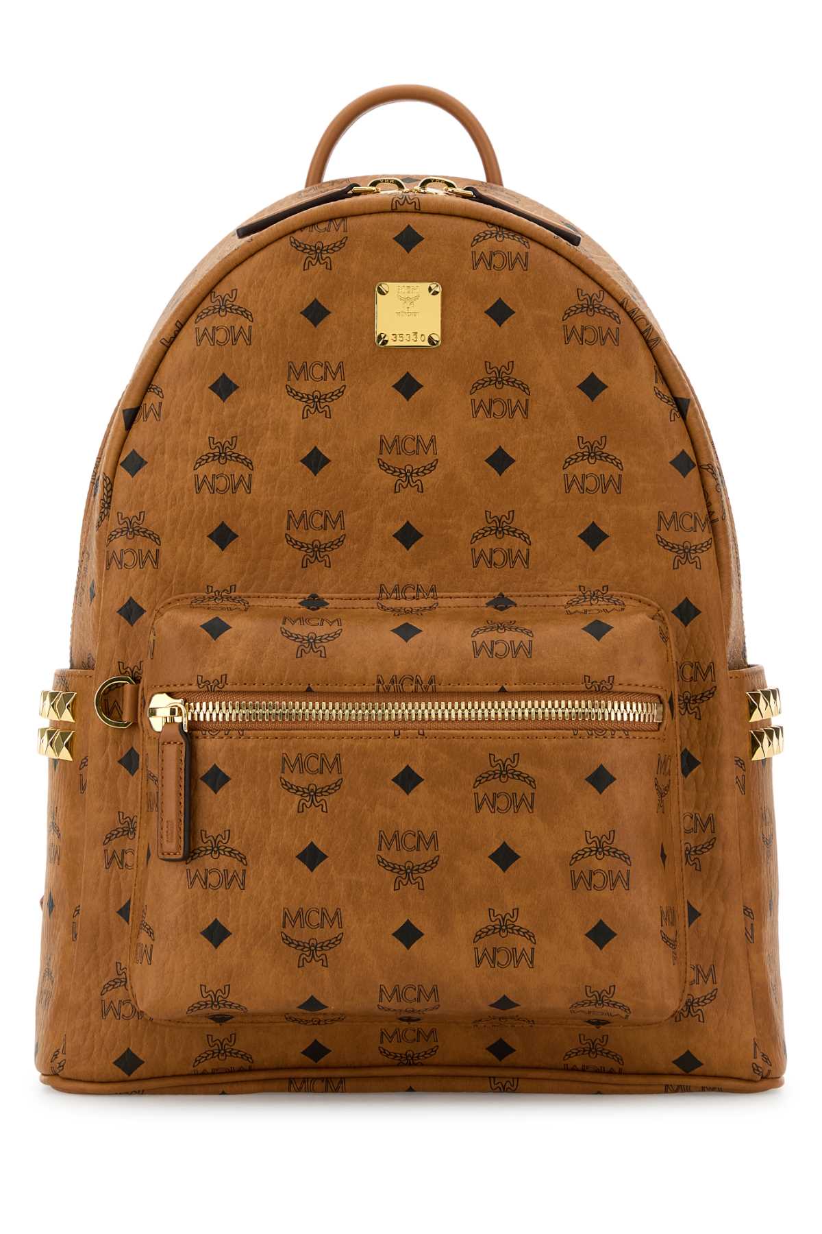 Mcm Stark Backpack — Brown