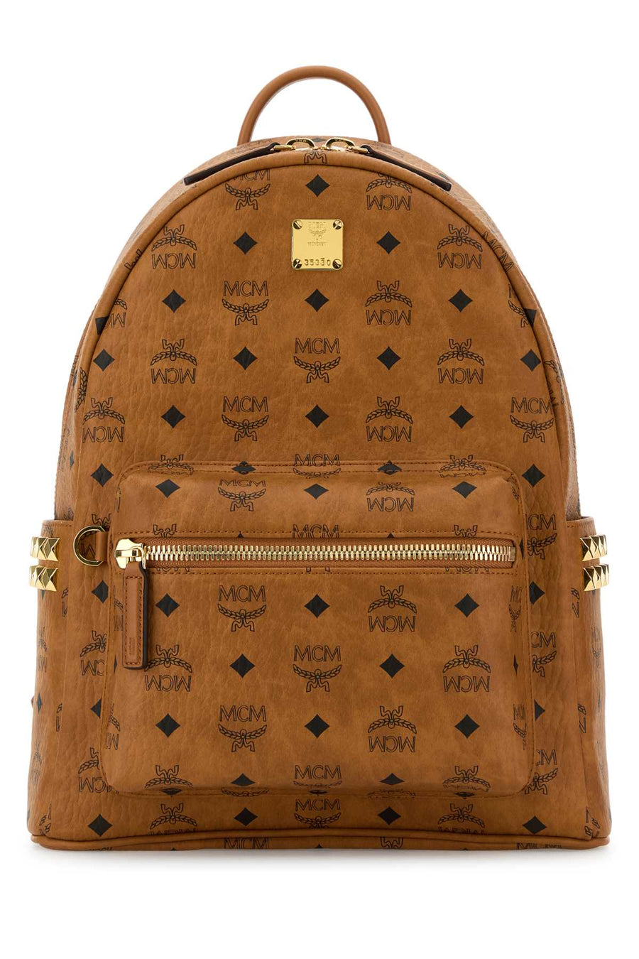 Mcm Stark Backpack — Brown