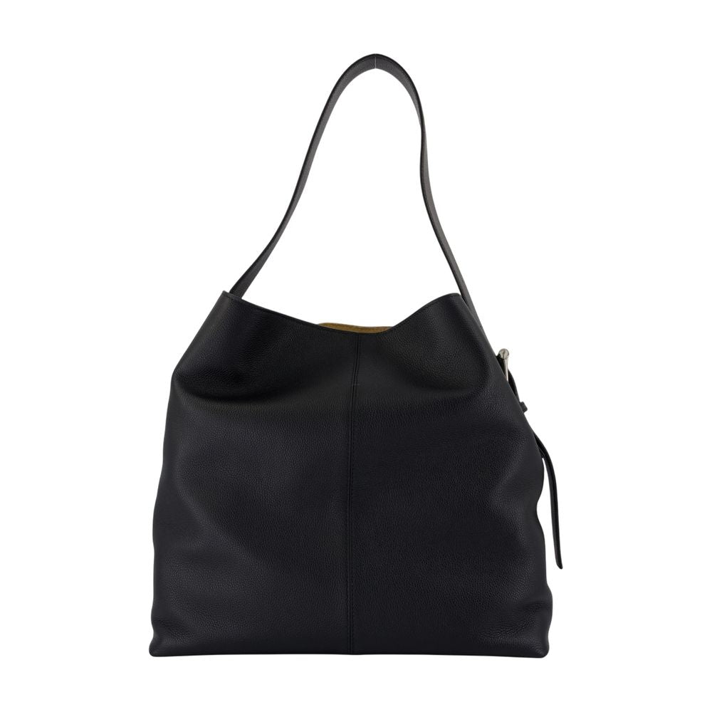 Alexander Mcqueen Calfskin Shoulder Bag — Black