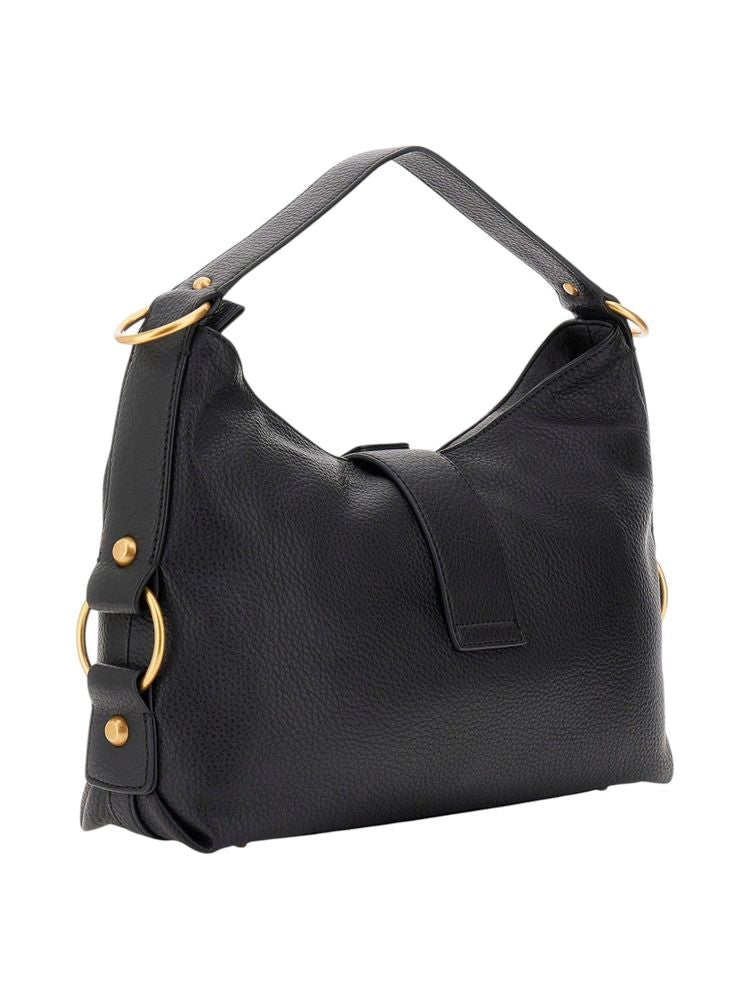 Guess Shoulder Bag — Black Polyurethane