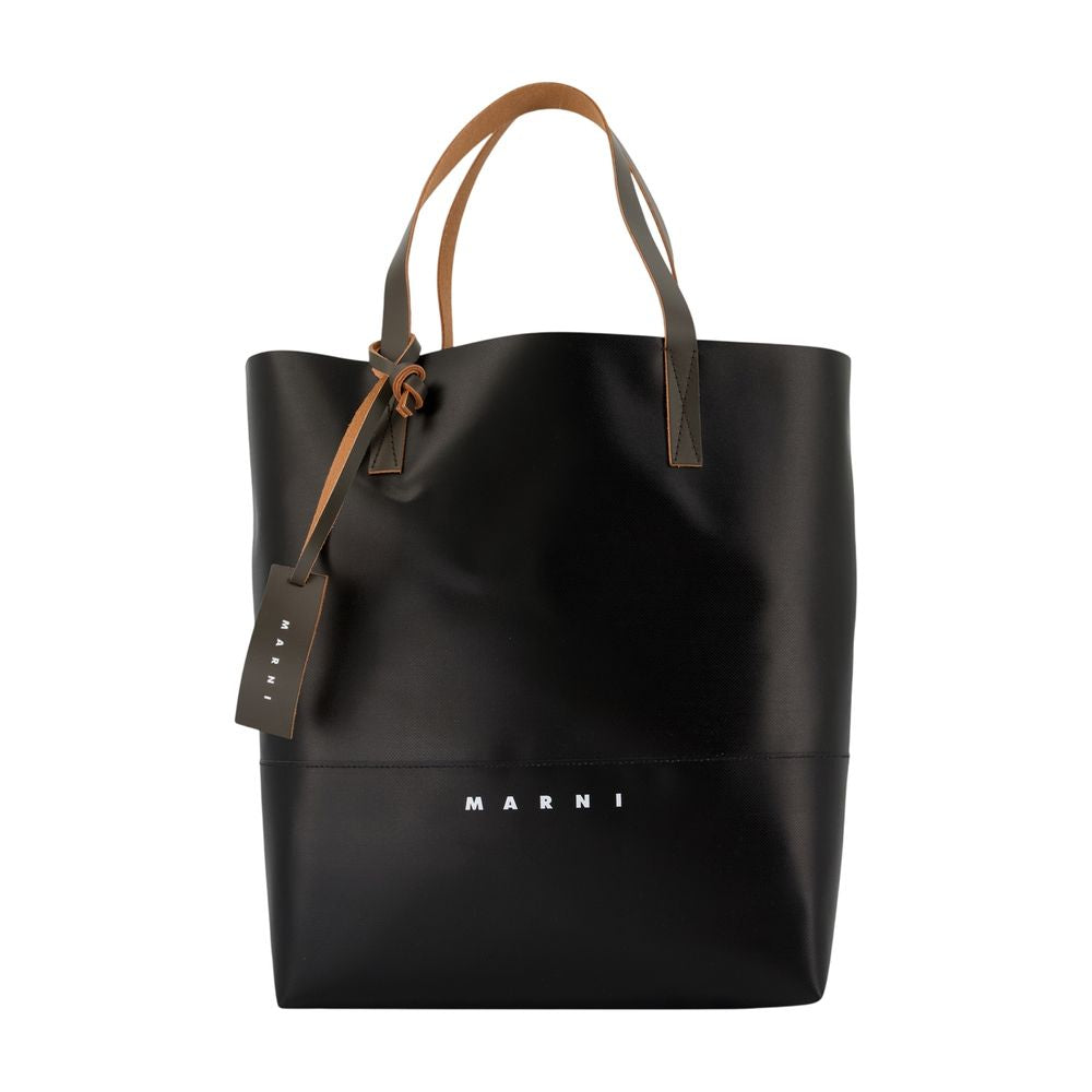 Marni Tribeca Tote Bag — Black Synthetic