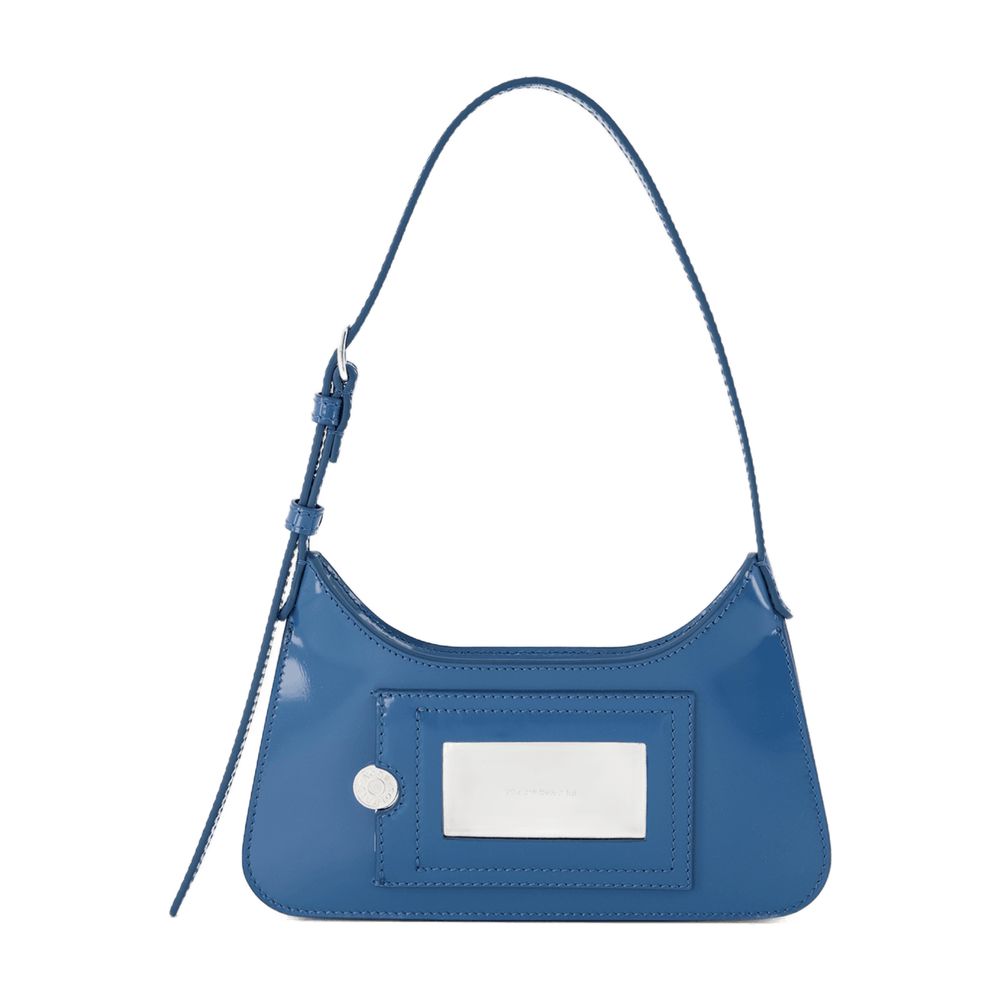 Acne Studios Platt Micro Shoulder Bag — Blue Calfskin